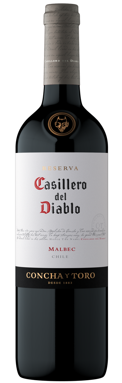 Red wine dry CASILLERO DEL DIABLO MALBEC with delivery in Dubai